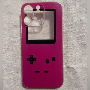 Pink Game Console iPhone 15 Pro Max Case
